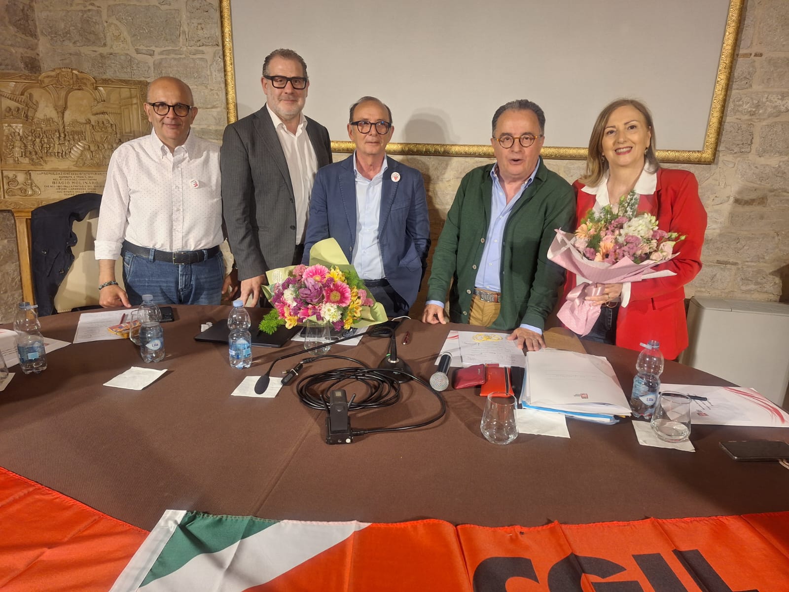 Francesc Bruno segretaria SPI CGIL BAT
