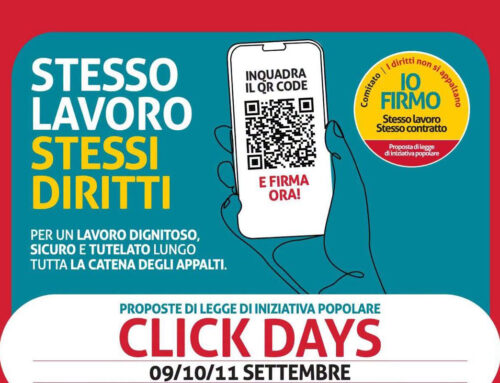 Click Days per sanità e appalti: firma le proposte di legge di iniziativa popolare della Cgil