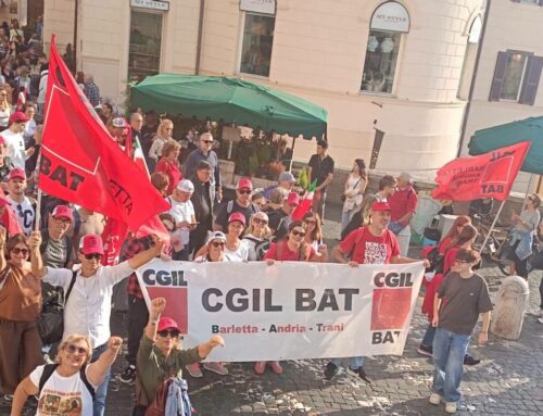 La Via Maestra, la CGIL BAT a Roma per lavoro, diritti, pace e Costituzione